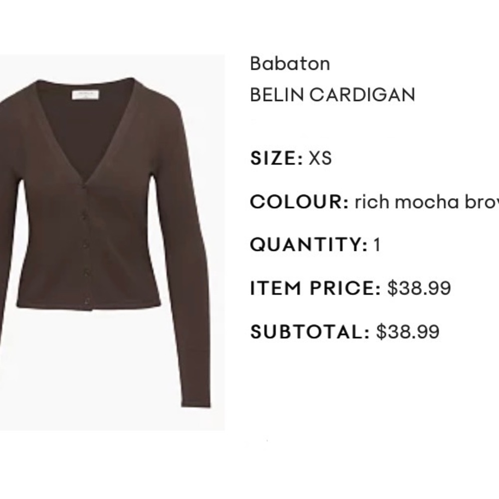 Babaton Belin cardigan